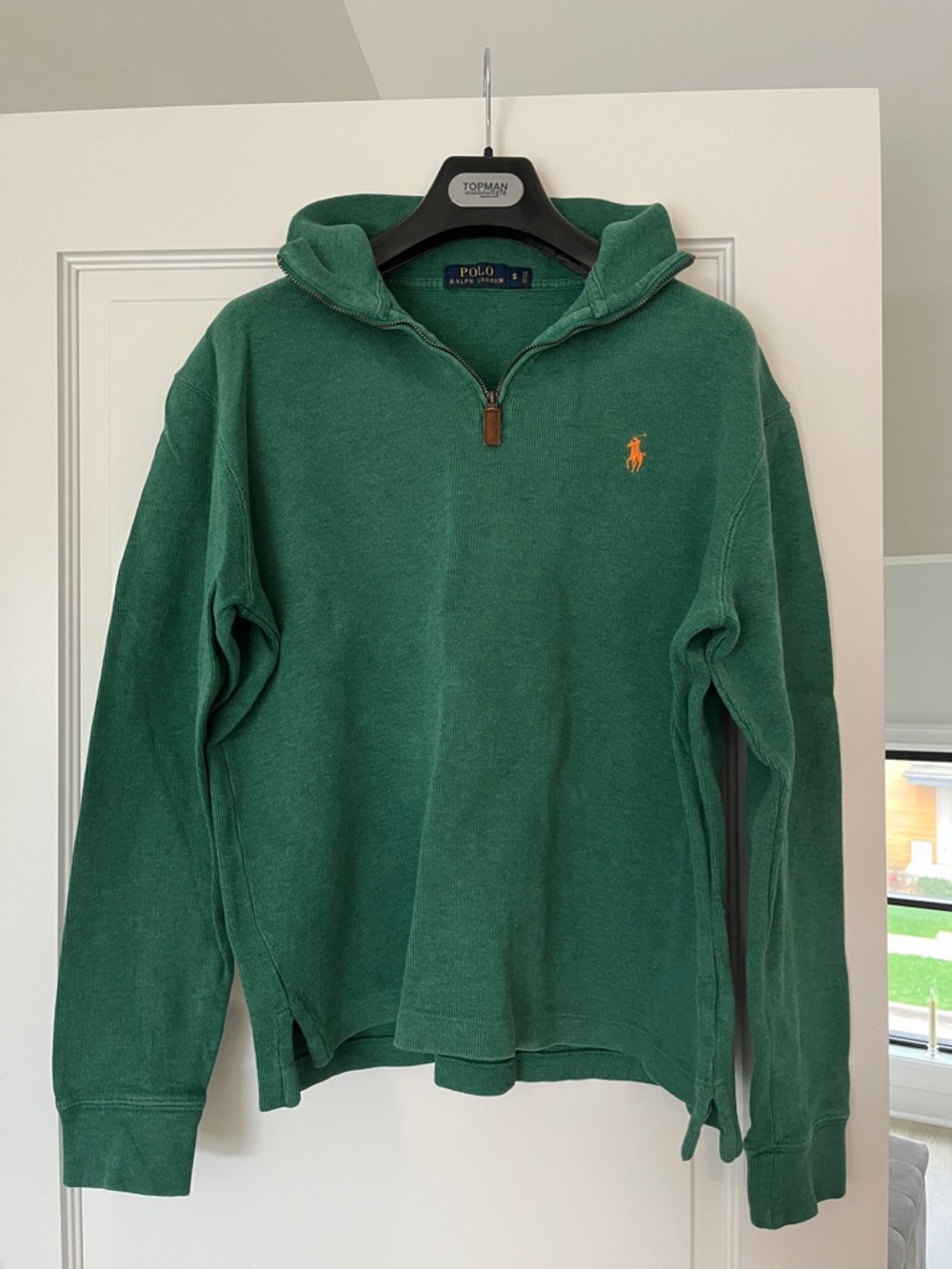 Polo Ralph Lauren Green Half-Zip Sweatshirt